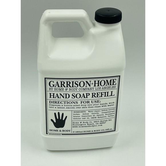 Home and Body Company Other - Garrison + Home No. 5  LEMON VERBENA Foaming Hand Soap Refill 64 oz W Eucalyptus